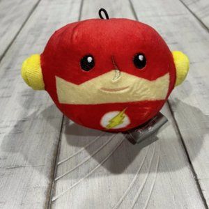 Hallmark Fluffballs DC Comics The Flash Plush Christmas Ornament Holiday NWOT